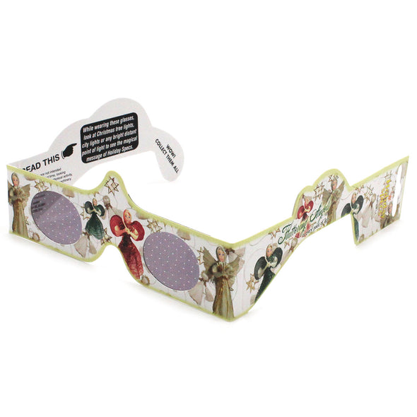FLUTTERING ANGELS - 3D Christmas Glasses - Holiday Specs® - Single Individual