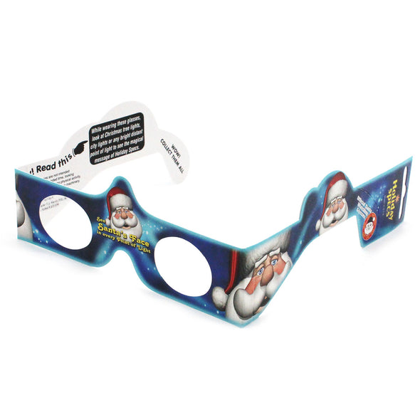 SANTA - 3D Christmas Glasses - Holiday Specs® - Single Individual