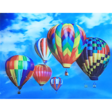 Hot air Balloons - 3D Lenticular Poster - 12x16 Print - New