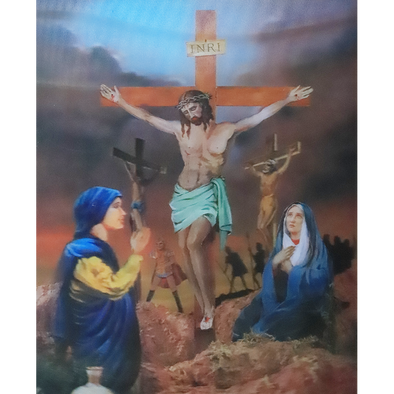 Crucifixion - 3D Lenticular Poster - 12x16 - New