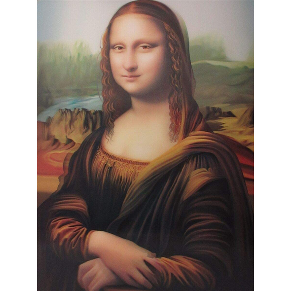 Mona Lisa - 3D Lenticular Poster - 12x16 -  NEW