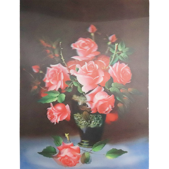 Roses in a Vase - 3D Lenticular Poster - 12x16 -  NEW