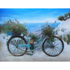 Bicycle on Beach - 3D Lenticular Poster - 12x16 Print - New