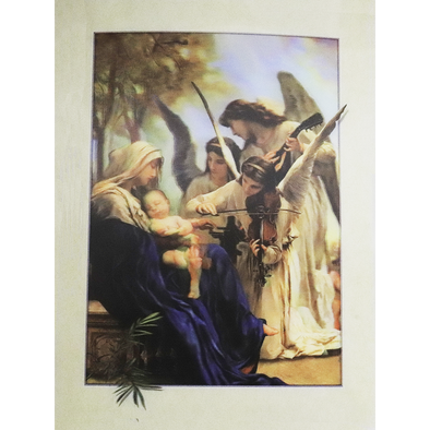 Angels with Baby - 3D Lenticular Poster - 12x16 -  NEW
