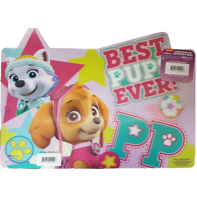 PAW PATROL - Everest and Skye - 11x17 3D Lenticular Place Mat - Posters