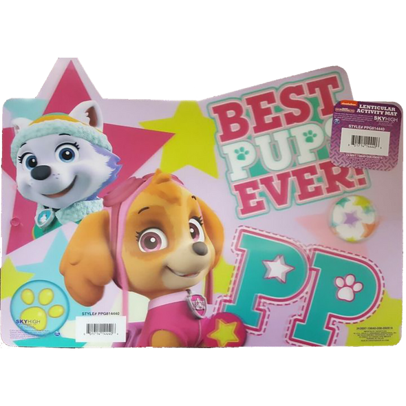 PAW PATROL - Everest and Skye - 11x17 3D Lenticular Place Mat - Posters