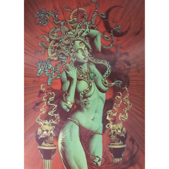 Medusa Gorgona - 3D & Flicker Lenticular Poster - 12x16 - NEW