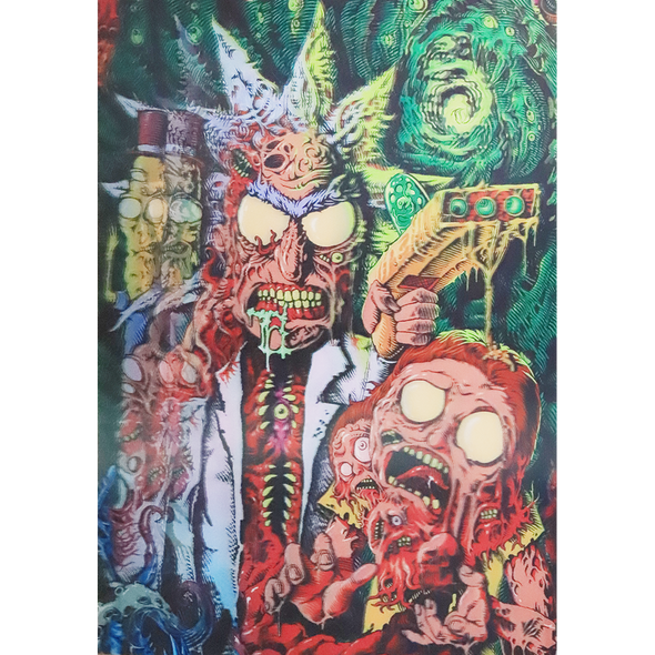 Rick & Morty Monsters - 3D & Flicker Lenticular Poster - 12x16 - NEW