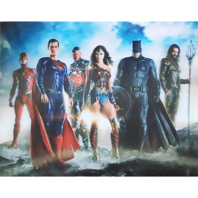 Super Heroes & Goddess - 3D Lenticular Poster - 12x16 Print - New