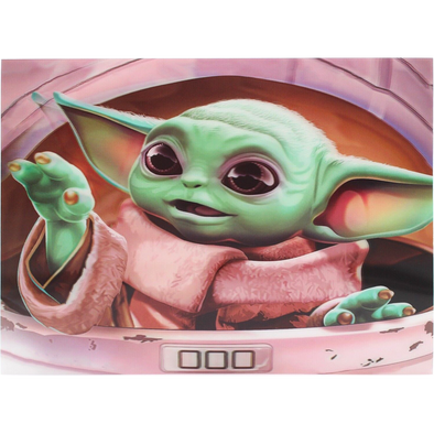 Baby Yoda - 3D Lenticular Poster - 12x16 Print - New