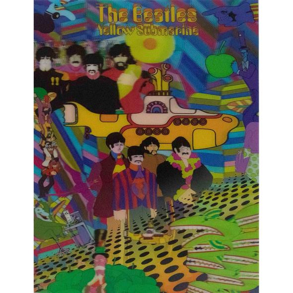 Beatles - Yellow Submarine - 3D Lenticular Poster - 12x16 Print - New
