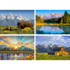 4 - Grand Teton Range - 3D Lenticular Postcards  Greeting Cards - NEW