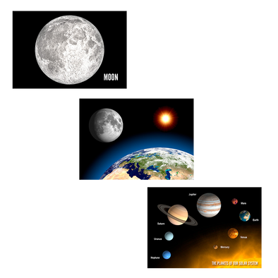Solar System - 3 different 3D Magnets Popular Combo for Savings