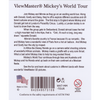 Mickey's World Tour - View Master 3 Reel Set