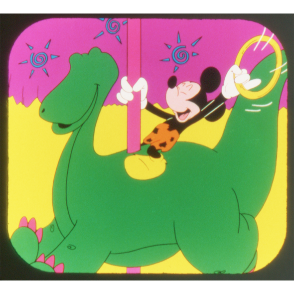Mickey and the Dinosaurs - Cartoon - View Master 3 Reel Set