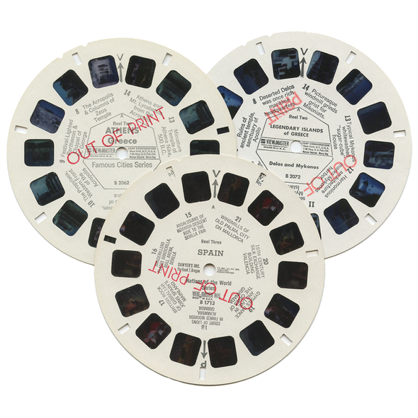 3 Reels Greece Spain Islands of Greece Out of Print