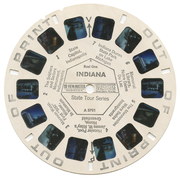 3 Reels Indiana Wyoming North Carolina Out of Print