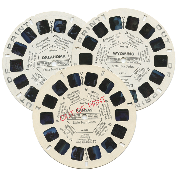 3 Reels Wyoming Kansas Oklahoma Out of Print