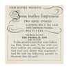 Jesus Teaches Forgiveness - View-Master 3 Reel Packet - 1950s view - vintage - B877-S4