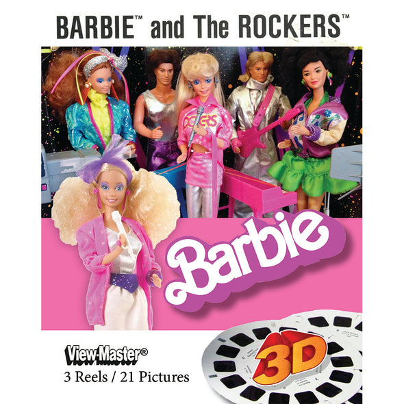 Barbie and The Rockers - Cartoon - View Master 3 Reel Set - NEW