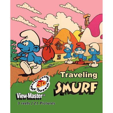 Traveling Smurf - View-Master 3 Reel Set - vintage