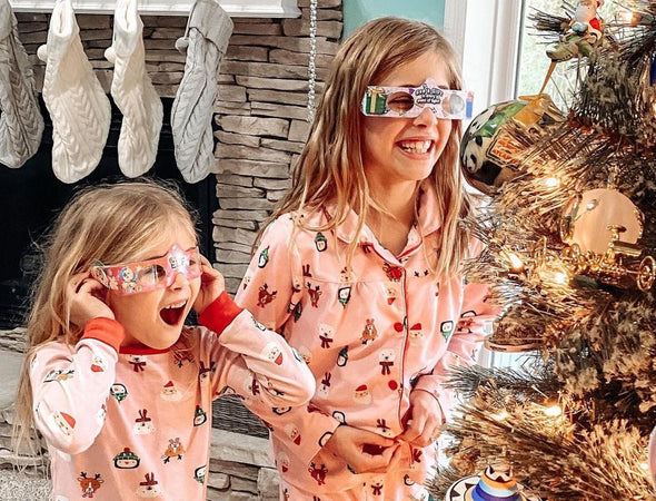10 PAIRS - 3D Christmas Glasses - 10 Different Styles - NEW