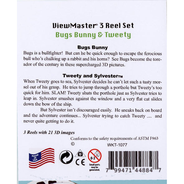 Bugs Bunny and Tweety - View-Master 3 Reel Set  - vintage