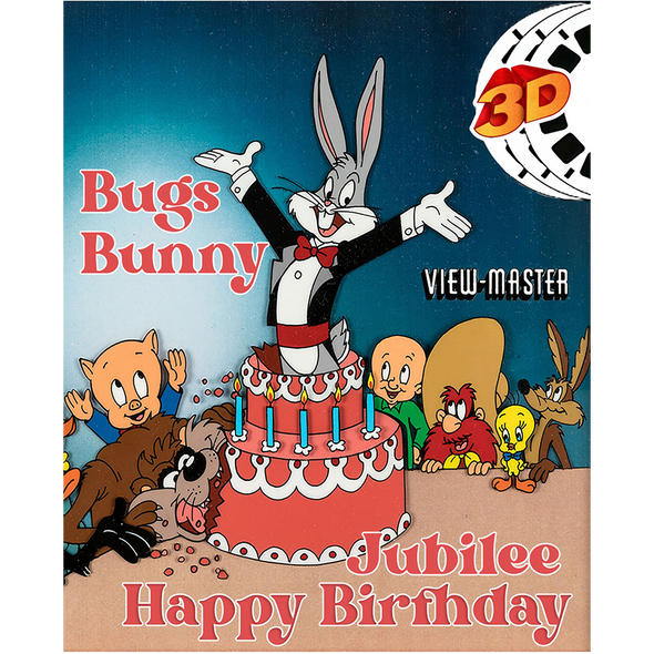 Happy Birthday Bugs Bunny  - View-Master 3 Reel Set  - NEW