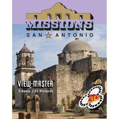 Missions - San Antonio - View-Master 3 Reel Set - AS NEW - 5454