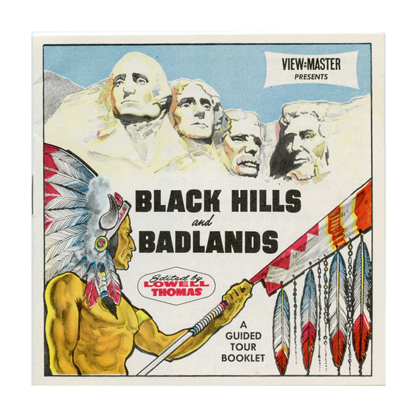 ViewMaster Black Hills and Badlands - A486 - Vintage - 3 Reel Packet - 1960s views