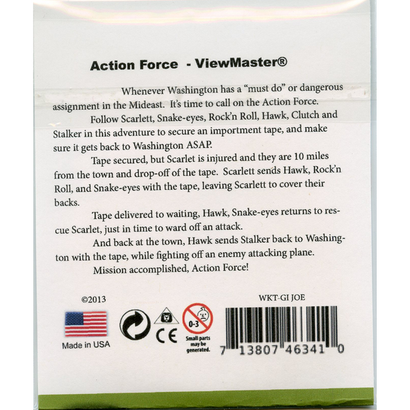 Action Force - G.I. Joe - View Master - 3 Reel Set