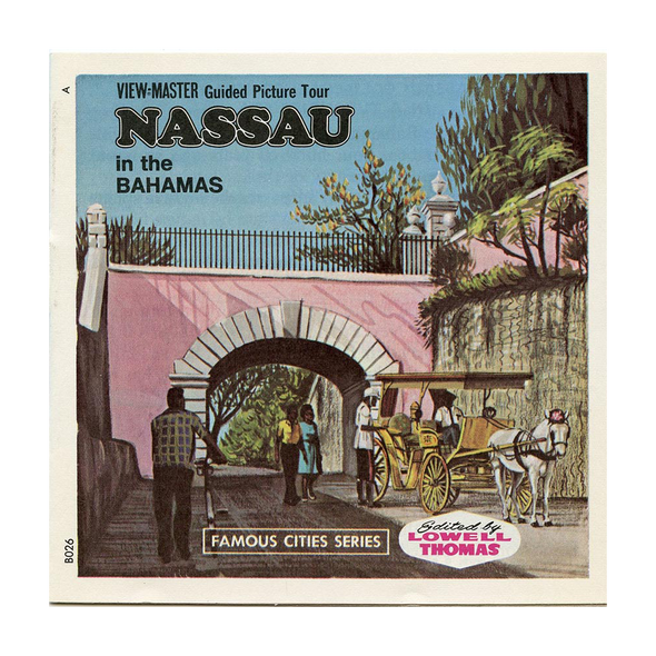 ViewMaster - NASSAU in the Bahamas - B026 Vintage - 3 Reel Packet - 1960s views