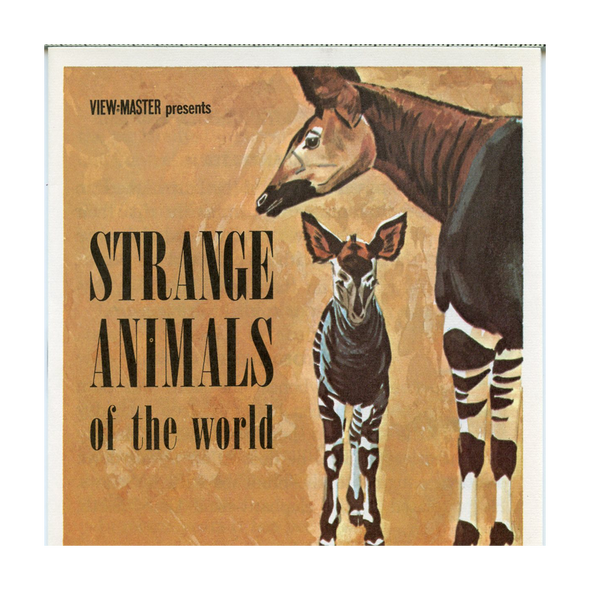 Strange Animals of the World-B615-G1A-Vintage Classic View-Master-1960's Views