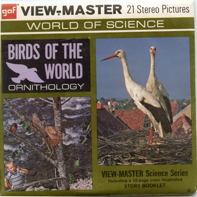 ViewMaster - Birds of the World - B678 - Vintage 3 Reel packet - 1970s views