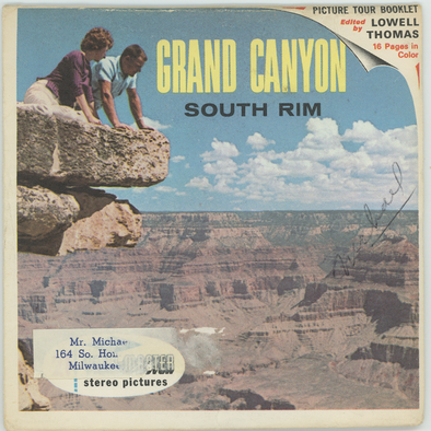 Grand Canyon South Rim - View-Master 3 Reel Packet - 1960's view - vintage - (BARG-A361-S6)