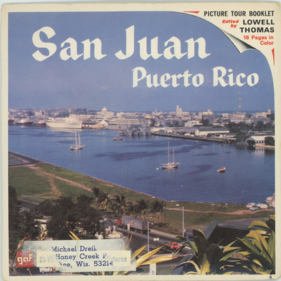 San Juan Puerto Rico - View-Master 3 reel Packet - 1960's view - vintage - (BARG-B040-G1B)