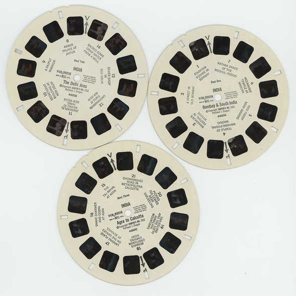 India - View-Master 3 Reel Packet - 1950's view - vintage - (BARG-B235-S4)