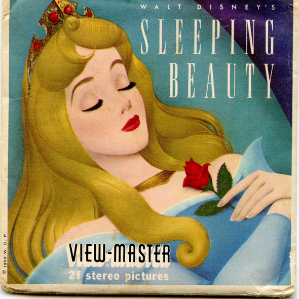 View-Master - Sleeping Beauty - B308 - Vintage 3 Reel Packet-1960s views
