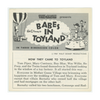 Babes in Toyland - View-Master 3 Reel Packet - 1960's - vintage - (BARG-B375-S5)