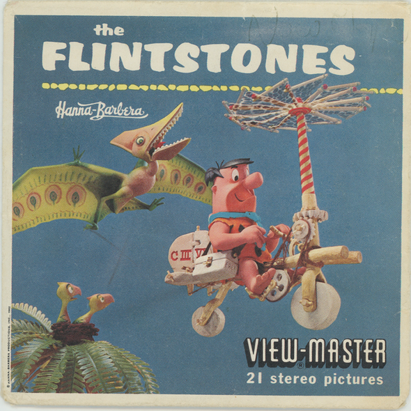 Flintstones - View-Master 3 Reel Packet - 1960's vintage - (BARG-B514-S5)