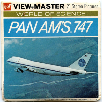 America's Man in Space - View-Master 3 Reel Packet - 1960s - vintage - –