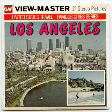 Los Angeles - Vintage - Views-Master - 3 Reel Packet - 1970s views (BARG-H63-G5)