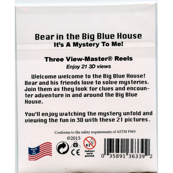 Bear in the Big Blue House - TV Show - ViewMaster 3 Reel Set