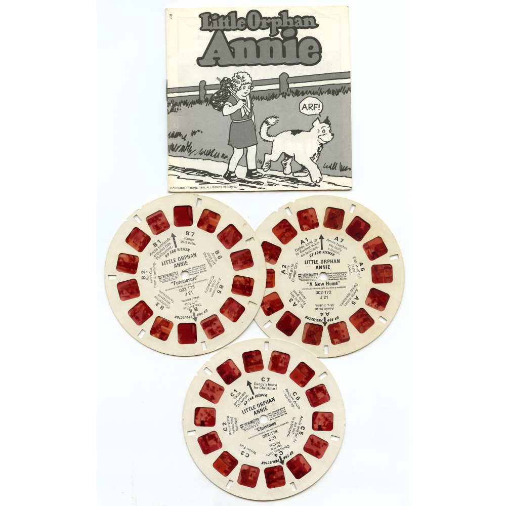 Little Orphan Annie  A new Home - View-Master 3 Reels Only