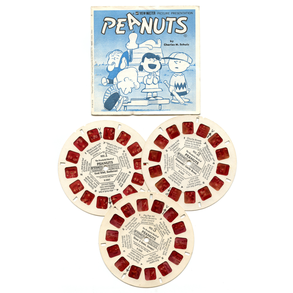 Peanuts - View-Master 3 Reels Only - vintage - (PNJ-B536-G)