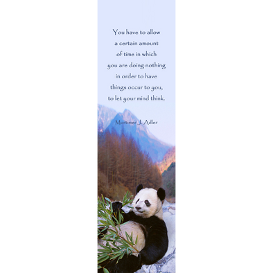 PANDA RELAXING - 3D Lenticular Bookmark