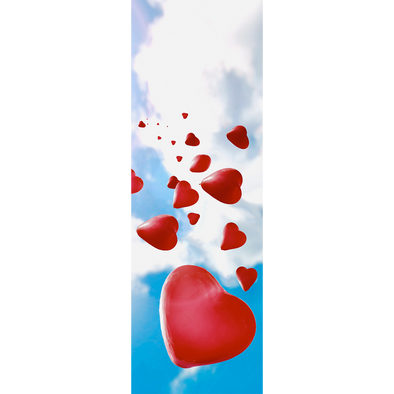 BALLOON HEARTS - 3D Clip-On Lenticular Bookmark