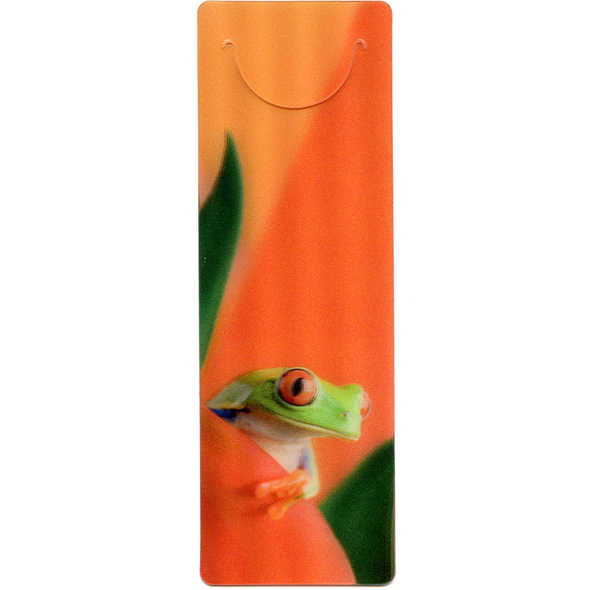 RED EYED TREE FROG - 3D Clip-On Lenticular Bookmark