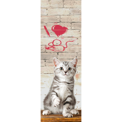 I LOVE MICE - 3D Clip-On Lenticular Bookmark
