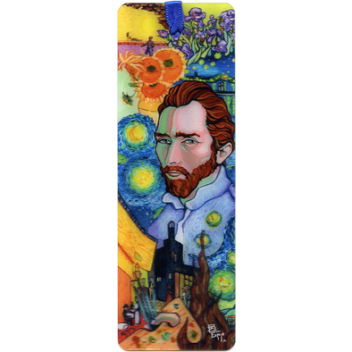 SELF PORTRAIT - VAN GOGH - 3D Lenticular Bookmark